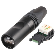 【NE8MX6-B】RJ45 ENET CONN CAT6A PLUG 8POS CABLE