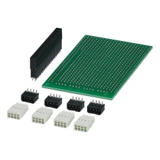 【RPI-BC INT-PCB SET】PERFBOARD W/TB RASPBERRY PI GRN/WHITE