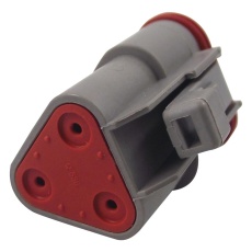 【DT06-3S】PLUG HOUSING 3POS PA GF GREY