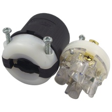 【HBL2721】POWER ENTRY 30A 250VAC PA BLK/WHT