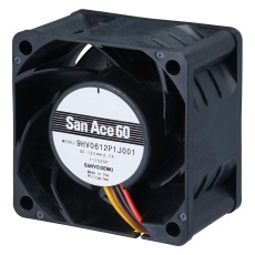 【9HV0612P1J001】AXIAL FAN 60MM 12V 66.4CFM 68DBA