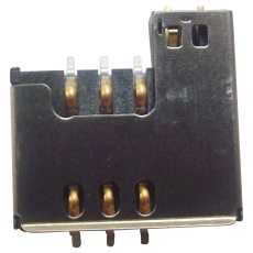 【SIMMP-00603BR09B】SIM CARD CONNECTOR 6POS SMT