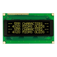 【MCOB42005A1V-EYP】OLED DISPLAY 20X4 PARALLEL 5.3V