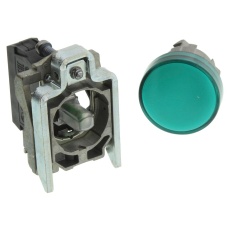 【XB4BVB3】PILOT LIGHT 22MM GREEN 24V