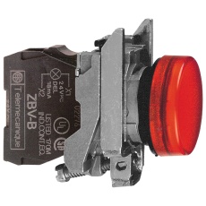 【XB4BVB4】PILOT LIGHT 22MM RED 24V