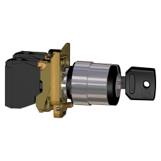 【XB4BG33】KEY OPERATED SWITCH DPST-NO 6A 120VAC