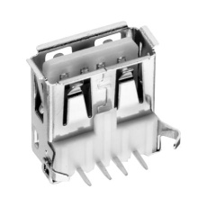 【614004190021】USB CONN 2.0 TYPE A RECEPTACLE THT