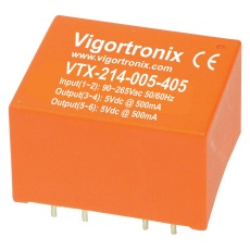 【VTX-214-005-405】POWER SUPPLY AC-DC 5V 0.5A