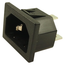 【CL19192RB】POWER ENTRY INLET SOCKET 10A 250VAC