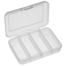 【1024N】STORAGE BOX 4 COMPARTMENT CLEAR