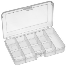 【101FTN】STORAGE BOX 10 COMPARTMENT TRANSPARENT