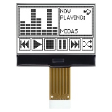 【MCCOG128064B12W-FPTLW】DISPLAY LCD GRAPHIC 128X64 FSTN