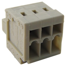 【734-103】TERMINAL BLOCK PLUGGABLE 3POS 14AWG