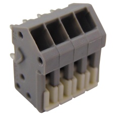 【218-104】TB WIRE TO BOARD 4POS 28-20AWG GRY