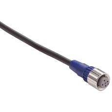 【XS2F-LM12PVC4S2M】SENSOR CORD 4P M12 RCPT-FREE END 2M