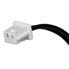 【15134-0203】POWER CORD 2P CRIMP SOCKET 300MM BLK