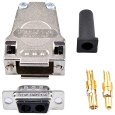 【FMK1G-2W2PC-5934】COMBO D SUB CONN PLUG DE 2W2 SOLDER