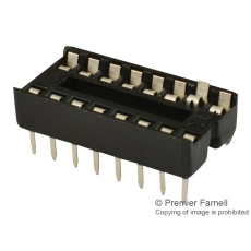 【4816-3000-CP】DIP SOCKET 16POS 2ROW 2.54MM TH