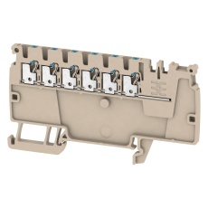 【1988170000】TERMINAL BLOCK DIN RAIL 6POS 14AWG