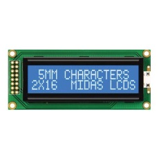 【MC21605B6WD-BNMLW-V2】DISPLAY ALPHANUMERIC 16X2 WHITE