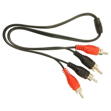 【FCR683669】CABLE PHONO PLUG 500MM BLACK