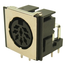 【FM6728】SCREENED DIN CONN RECEPTACLE 8POS PCB