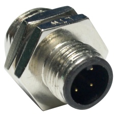 【M12A-08PMMS-SH8001】SENSOR CONNECTOR M12 PLUG 8POS
