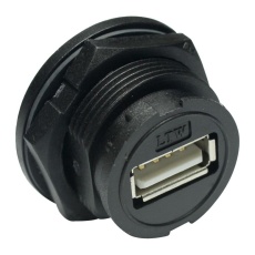 【UA-20PMFP-LC7001】SEALED USB 2.0 TYPE A PLUG IP67
