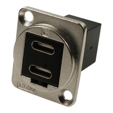 【CP30212M】USB ADAPTER DUAL TYPE C RCPT-PLUG