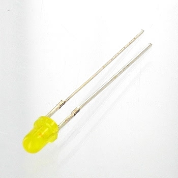【HT204YD】LED(3mm・黄・2.0V・10mA・8mcd)
