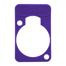 【DSS-VIOLET】LETTERING PLATE D SHAPE VIOLET