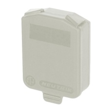 【SCDX-9-WHITE】HINGED SEALING COVER D-SIZE CONN WHITE