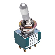 【MTL206N】TOGGLE SWITCH DPDT 6A 125VAC PANEL