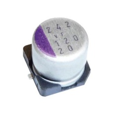 【50SVF10M】導電性高分子アルミ固体電解コンデンサー(OS-CON) 50V 10μF