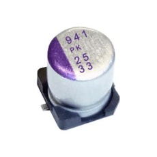 【25SVPK33M】CAP ALU ELEC POLYMER 33UF 25V