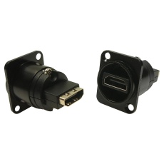 【CP30122】HDMI ADAPTER RCPT-RCPT PANEL BLACK