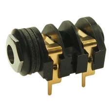 【CL1308G】CONN MONO JACK SOCKET 6.35MM PCB