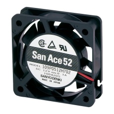 【109P0512H702】AXIAL FAN 52MM 12VDC 9CFM 27DBA