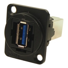 【CP30210NMB】USB ADAPTER USB 3.0 A-B RCPT BLACK