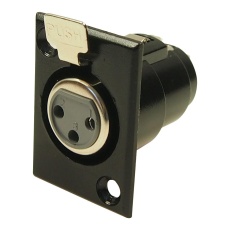 【FC6101】CONNECTOR XLR JACK 3POS PANEL