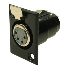 【FC6121】CONNECTOR XLR JACK 4POS PANEL