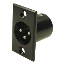 【FC6106】CONNECTOR XLR JACK 3POS PANEL
