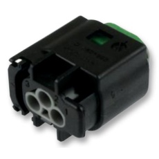 【1-967642-1】RCPT HOUSING 3POS GF PBT BLACK