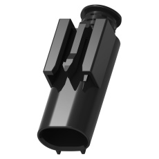 【7-967570-4】PLUG HOUSING 2POS GF PBT BLACK