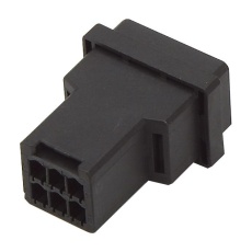 【178964-3】PLUG HOUSING 6POS GF POLYESTER BLACK