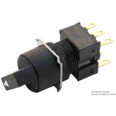 【A165S-T2M-2】ROTARY SWITCH DPDT 5A 125VAC