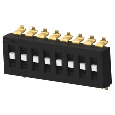 【TDS08SGRNTU04】DIP SWITCH 8POS SP3T SLIDE SMD