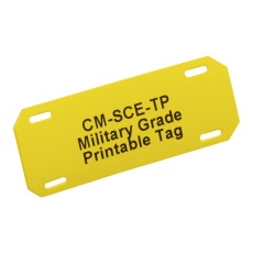 【CM-SCE-TP-1/2-6H-4】CABLE MARKER PO 12.7MM X 50.8MM YEL