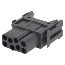 【44423221】HEAVY DUTY INSERT RCPT 8POS 4MM2
