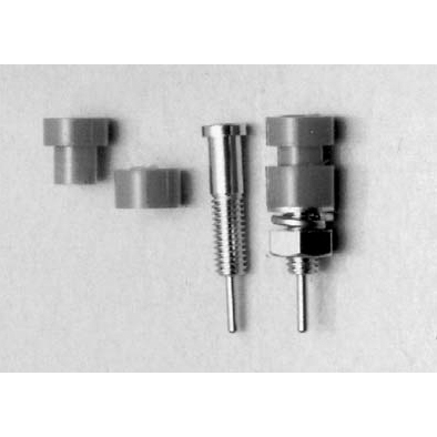 【PN-5-1 黄】超小型パネルチェック用端子 ソケットタイプ(適合オスピンφ0.8～1.0用)黄(10本入)